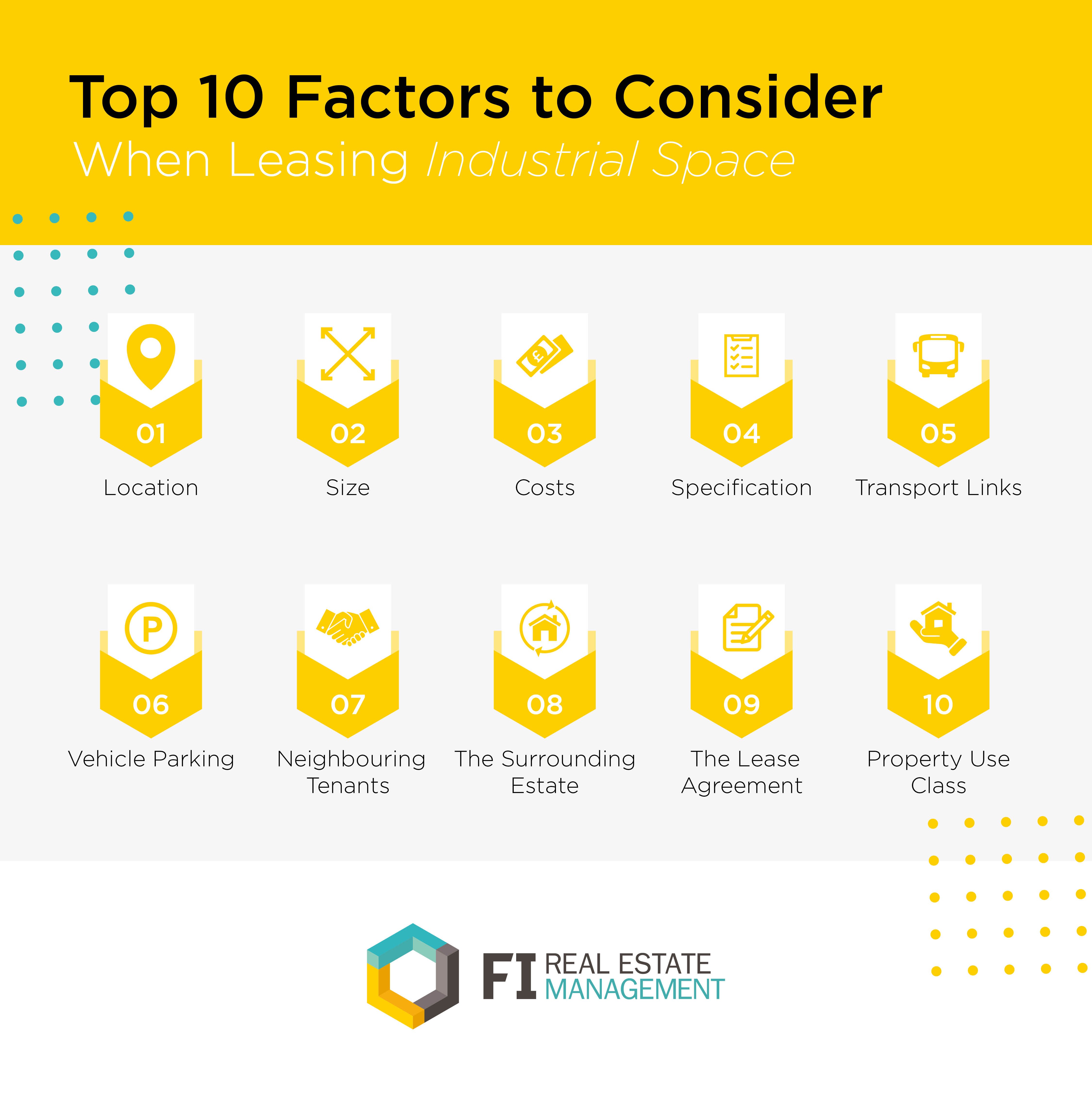 Top 10 Factors to Consider When Leasing Industrial Space